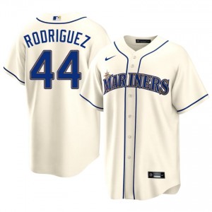 SEA Mariners Julio Rodriguez #44 Cream Men Premium Jersey | MLB Collectible Baseball Uniform g3l4v799