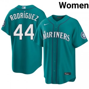 SEA Mariners Julio Rodriguez #44 Teal Women Premium Jersey | MLB Collectible Baseball Uniform X8Bmsq21