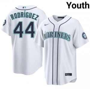 Youth Julio Rodriguez #44 Seattle Mariners White Elite Baseball Jersey| Embroidery Authentic rJ351q53